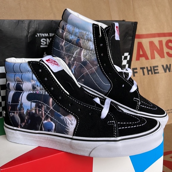 Vans Sk8-Hi Moca Frances Stark/Black Men’s sneakers - Picture 2 of 16